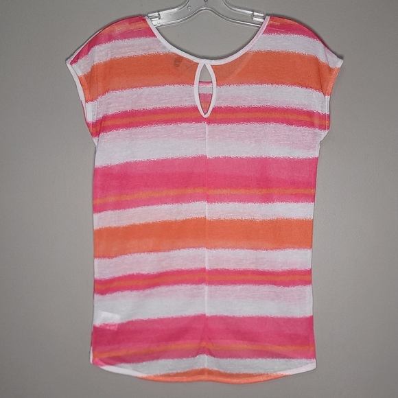 M | Candy Couture | Semi-Sheer Sleeveless Peep-Hole Blouse - Picture 3 of 6